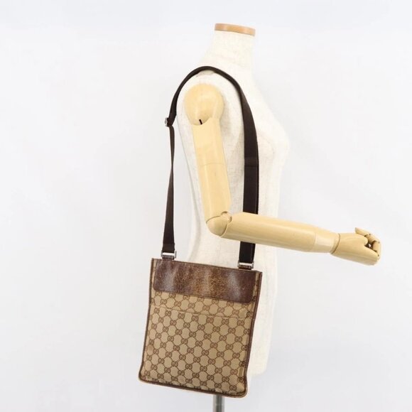 GUCCI GG Canvas Shoulder Bag Beige 27639 Auth 151876 - Picture 16 of 16